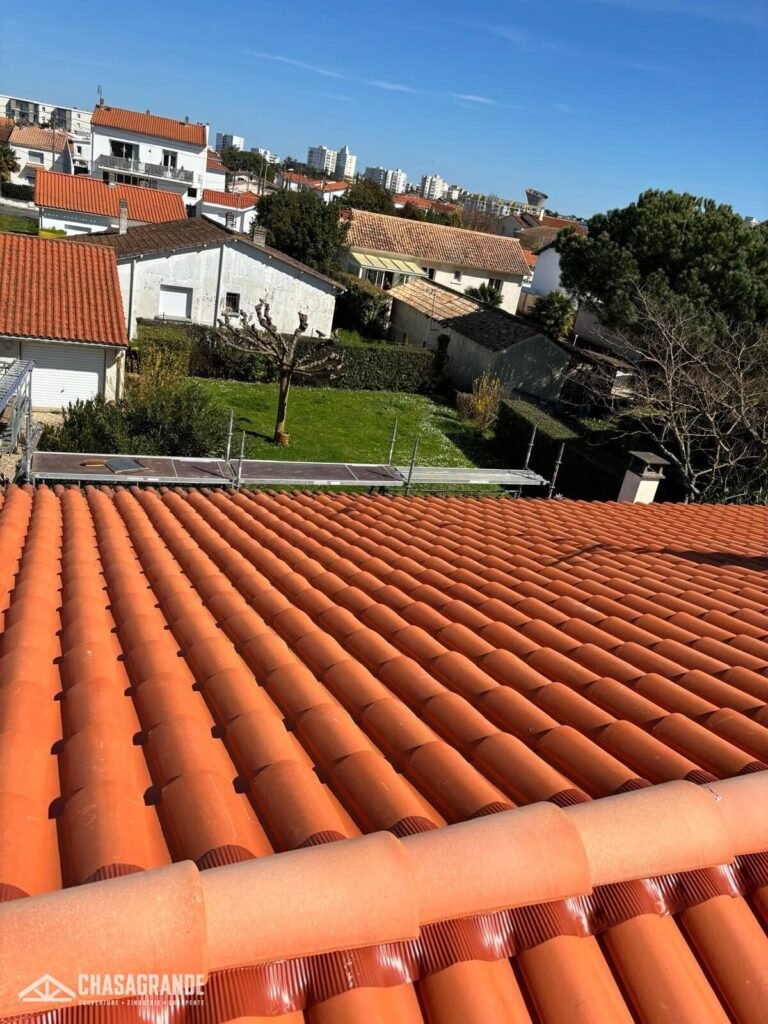 Couverture, Réfection toiture, Pose pare-pluie, Remplacement liteaux, Remplacement contre-liteaux